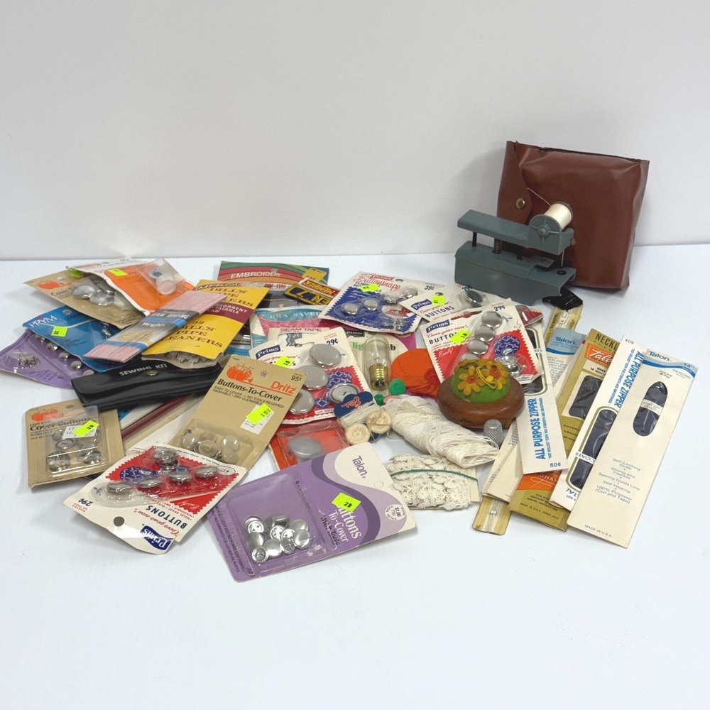 Large collection of Vintage sewing and craft supplies